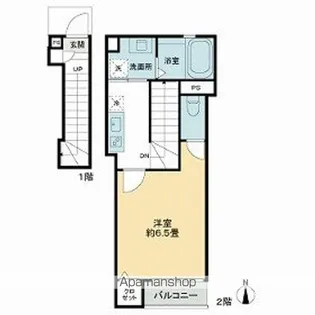コンフォート明大前【2階】の間取り