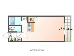 サンタクロスA【3階】の間取り