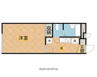 レオパレスビューテラス【1階】の間取り