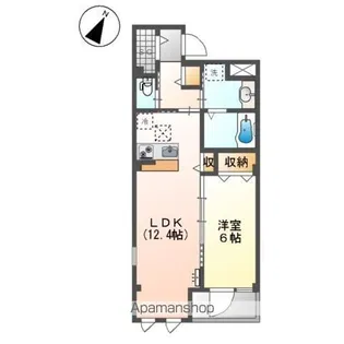 ラゾン・テレサ【1階】の間取り