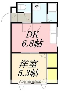 ピアパレス白鳥(シラトリ)【104号室】の間取り