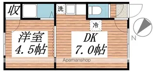 アルカンシエル【102号室】の間取り