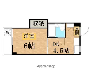アリビオK Ⅰ【205号室】の間取り