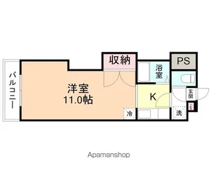 サンシャイン88 A棟【7階】の間取り