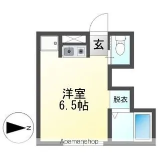 モンパオ21【A-17号室】の間取り