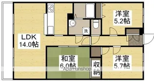 シーサイド操明【3階】の間取り