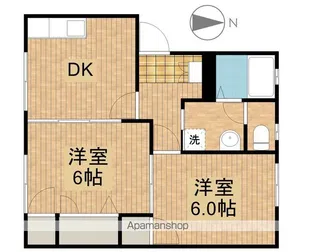 パレフローラD【1階】の間取り