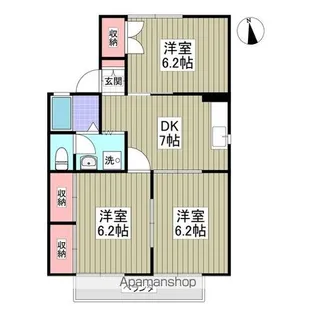 セジュール習志野 8丁目【1階】の間取り