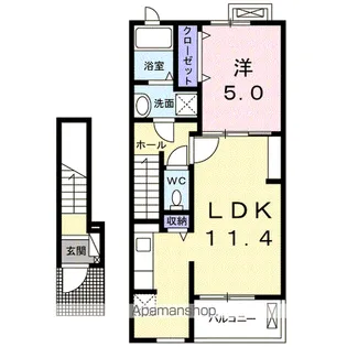 サニー・プロムナードⅡ【2階】の間取り