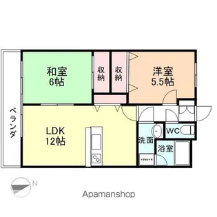 セントグレイス【5階】の間取り