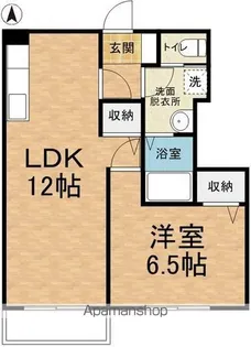サンシャインヤマト【102号室】の間取り