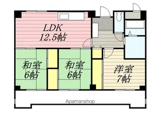 アース・フレンドリー那珂【10階】の間取り
