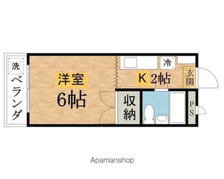 グリーンプラザ滝山【113号室】の間取り