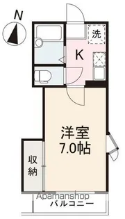 アルフィーネ国宗【3階】の間取り