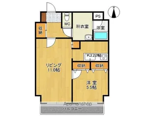 CENTER CITY⑤【9階】の間取り