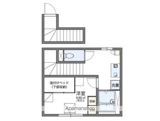 レオパレス北内【2階】の間取り