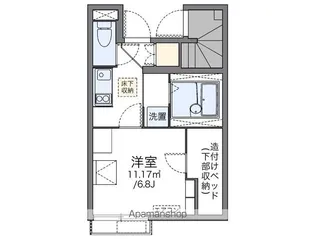 レオネクストジョーイ【102号室】の間取り