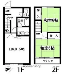 メゾンKSK NO.3【2号室】の間取り