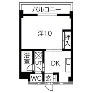 グリーンハイツ徳川【4階】の間取り