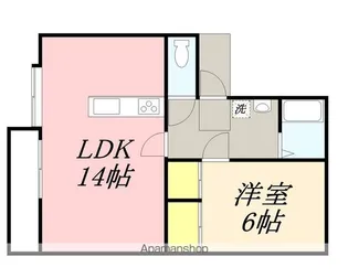 コスモスハイツ【A-2号室】の間取り