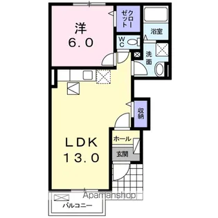 ボヌールメゾン Ⅱ【1階】の間取り