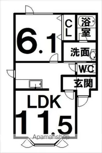 デスパシオ【2階】の間取り