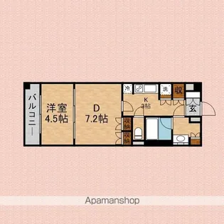 アリュージュ志木本町【13階】の間取り