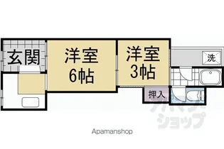 泉川町アパート【108号室】の間取り