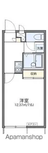 レオパレスハイラック【1階】の間取り