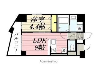 リシェ薬院【5階】の間取り