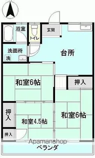 コーポはと【103号室】の間取り
