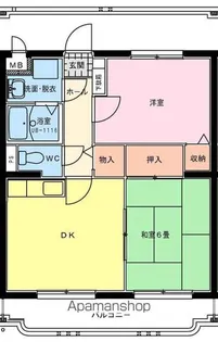 サングリーン藤沢【2階】の間取り