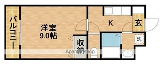 ブライトリリカル【1階】の間取り