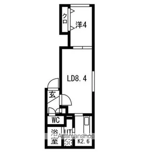 BLOOM 1ST【3階】の間取り