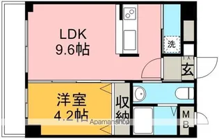 AQUATOWNEAST−2【5階】の間取り