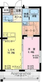 ALBA 船頭町【1階】の間取り