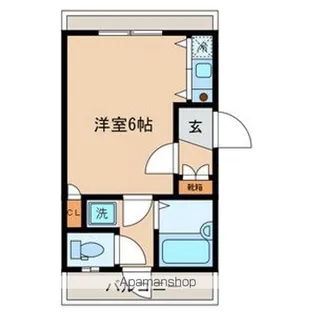 プランドール大原【101号室号室】の間取り