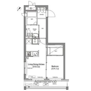 コンフォリア麻布台【2階】の間取り