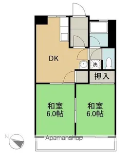 メゾン横須賀【4階】の間取り