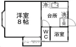 天神沢コーポ【203号室】の間取り
