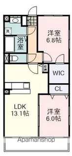 フェリーチェ【3階】の間取り