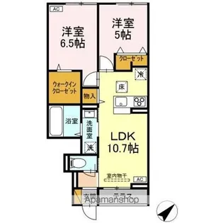 ETOILE FILANTE(エトワール・フィラント)【1階】の間取り