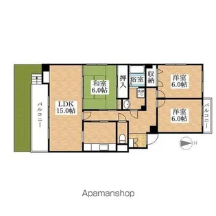 ファミリーワールド【1階】の間取り