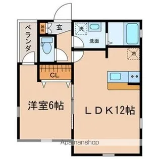 グランレーヴ黒川Ⅱ【1階】の間取り