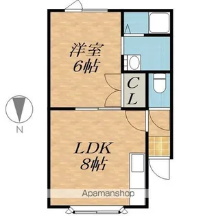 リバーサイドⅠ【2階】の間取り