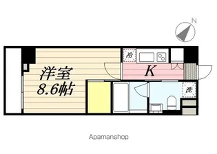 東京都中野区大和町4丁目【マンション】の間取り