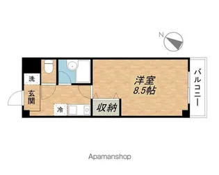 クローバーハイツⅢ【1階】の間取り