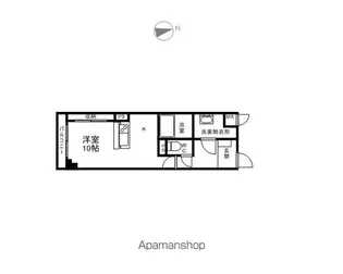 M’S EAST【3階】の間取り