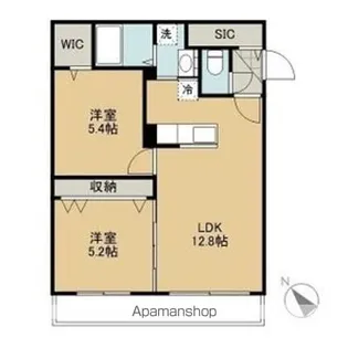 パークサイド北8条【3階】の間取り