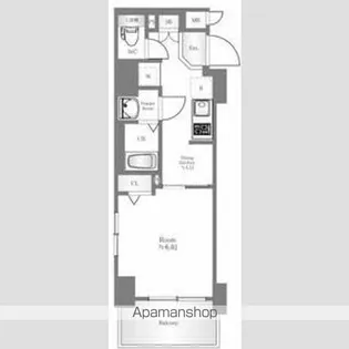 エステムプラザ川崎【5階】の間取り